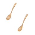 thumbnail image 1 of PLJFXXM Olive Wood Cooking Spoon, Wooden Mixing Spoon for Cooking, Safe for Nonstick Cookware, 19cm Long,2PCS (Yellow), 1 of 3