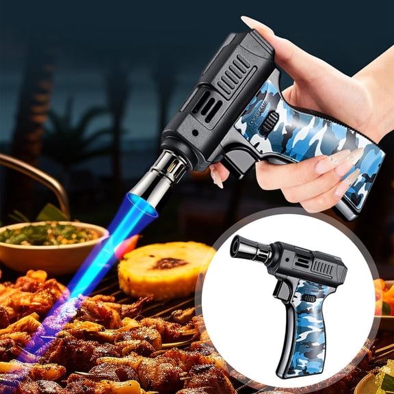 PLJFXXM Powerful Grill & Cooking Propane Torch Adjustable Wood Torch Burner For Searing Steak BBQ Welding