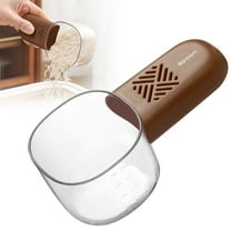 PLJFXXM Rice Scoop Measurement Scale Grain Spatula Multi-purpose Spoon for Flour Comfortable Grip Kitchen Tools