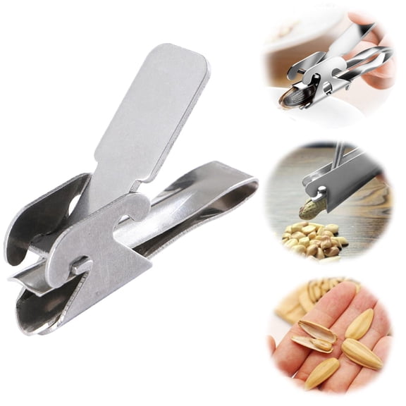PLJFXXM1 PCS Sunflower Seed Peeler Nut Cracker Plier Compact Kitchen Tool for Easy Melon Seed Shelling and Cracking 2.4X1.5X0.6 Inch