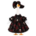 thumbnail image 1 of PLLFRLRT 23 Inch Porch Goose Outfits Halloween Decorations Outdoor Garden Lawn Goose Statues Clothes with Hats Xmas Party Decor, 1 of 6