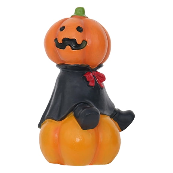 PLLFRLRT Cute Pumpkin Ghost Figurine Halloween Decorations Desk Ornament Cute Mini Desktop Decor Display Ornaments
