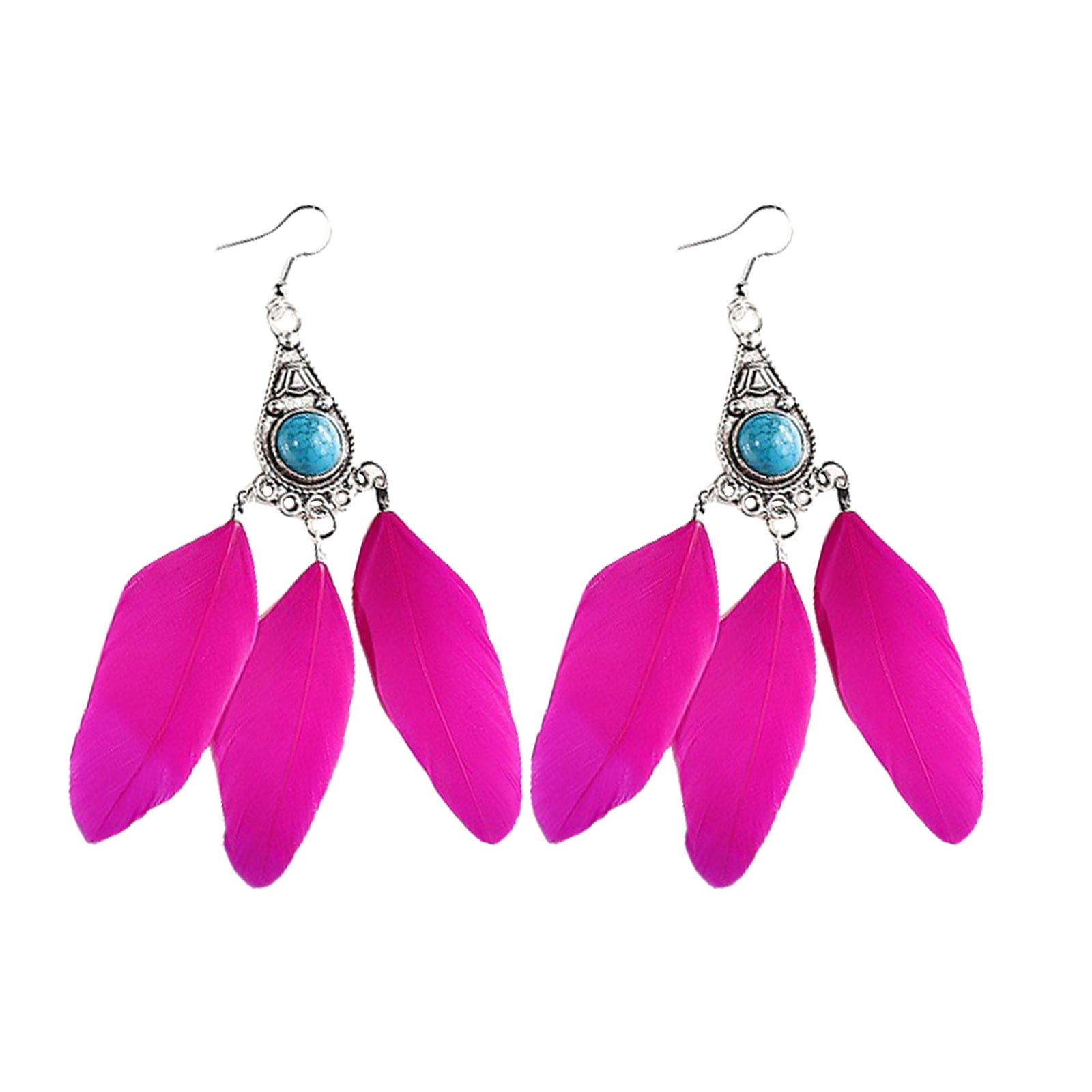 PLLFRLRT Rhinestone Ear Hook Stud Earrings for Women Trendy