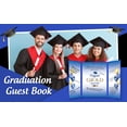 thumbnail image 1 of PLOAWO Blue Gold Class of 2026 Congratulations Grad, Graduation Party Card Alternative Signature Guest Book, Blue Congratulations Grad Book, 2026 Graduation Signing Card Board, Gold Graduation Gift, 1 of 16