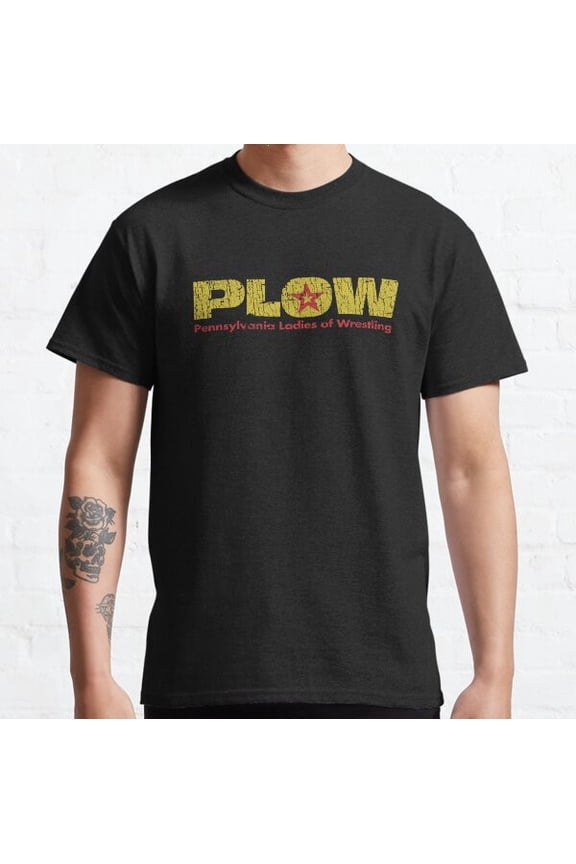 PLOW Pennsylvania Ladies of Wrestling 1986 Classic T Shirt