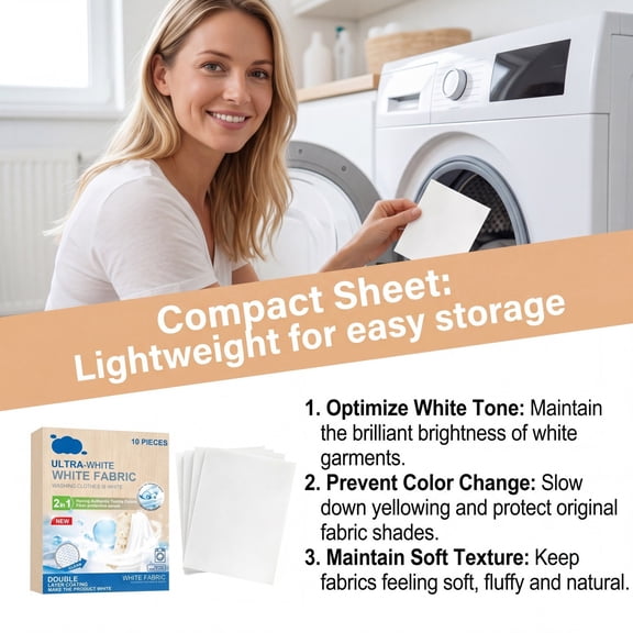 PLPPYFS 2 In 1 Black or White Clothing Color Restoration Sheets, Anti-Fade Fiber Protection Laundry Sheets for Linen Silk Cotton Garments, 10 Count Fabric Reviving Wash Sheets