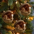thumbnail image 1 of PLPPYFS 2026 New Forest Animal Acorn Ornaments, 2D Flat Cozy Forest Pine Cone Animal Decoration, Woodland Creature Hanging Acrylic Ornament Acrylic Hanging Ornament Home Party Decor, 1 of 7