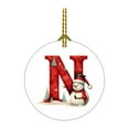 thumbnail image 1 of PLPPYFS 26 Letter Ornaments Christmas Tree Decorations, Alphabet Hanging Ornaments A to Z, Personalized Christmas Letter Tree Hanging Pendant Xmas Alphabet for DIY Craft Ornaments, 1 of 5