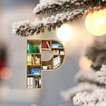 thumbnail image 1 of PLPPYFS 26 Letter Ornaments Christmas Tree Decorations Personalized Christmas Letter Christmas Tree Hanging Pendant Xmas Alphabet Letters, 2025 Christmas Letters Ornaments A-Z Ornament Letters Decor, 1 of 6