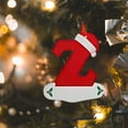 thumbnail image 1 of PLPPYFS 26 Letter Ornaments Christmas Tree Decorations Personalized Christmas Letter Christmas Tree Hanging Pendant Xmas Alphabet Letters, 2025 Christmas Letters Ornaments A-Z Ornament Letters Decor, 1 of 4