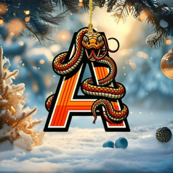 PLPPYFS 26 Letter Ornaments Christmas Tree Decorations Personalized Christmas Letter Christmas Tree Hanging Pendant Xmas Alphabet Letters, 2025 Christmas Letters Ornaments A-Z Ornament Letters Decor