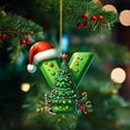 thumbnail image 1 of PLPPYFS 26 Letter Ornaments Christmas Tree Decorations Personalized Christmas Letter Christmas Tree Hanging Pendant Xmas Alphabet Letters, 2025 Christmas Letters Ornaments A-Z Ornament Letters Decor, 1 of 4