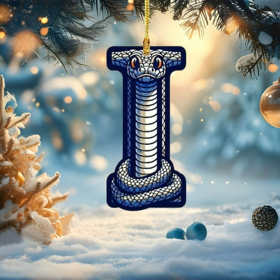 PLPPYFS 26 Letter Ornaments Christmas Tree Decorations Personalized Christmas Letter Christmas Tree Hanging Pendant Xmas Alphabet Letters, 2025 Christmas Letters Ornaments A-Z Ornament Letters Decor