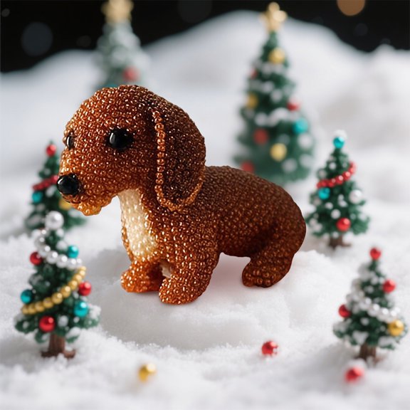 PLPPYFS 3D Beaded Animal Kit, Tiny 3D Beaded Animal DIY Kit, DIY Animal Beading Kit, Handmade Creative Jewelry Art Craft Kit, Jewelry Art Craft Kit for Creative DIY Projects, for Adults & Beginners
