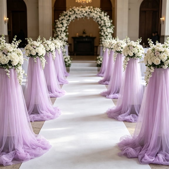 PLPPYFS 5ftx10ft Tulle Backdrop Curtains for Parties, 5x10ft Wrinkle Free Soft Fabric Drapes Wedding White Drapes Backdrop for Birthday Party Decorations Background for Photography