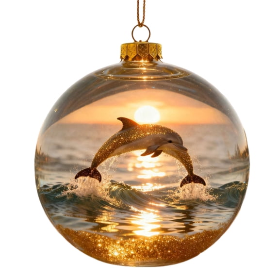 PLPPYFS Birds Crystal Acrylic Ornament 2D, Birds Acrylic Christmas Tree Ornaments, Clear Plastic Christmas Balls, for Xmas Tree Memorial Gifts, Holiday Ornaments for Family for Room Decor (NO 3D!!!)