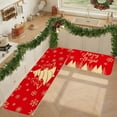 thumbnail image 1 of PLPPYFS Christmas Kitchen Rugs, Set of 2 Kitchen Floor Mat Christmas Decorations for Home, Non-Slip Anti Fatigue Kitchen Mats, for Christmas Kitchen Decor Laundry Office Sink 16"x47"+16"x24", 1 of 6