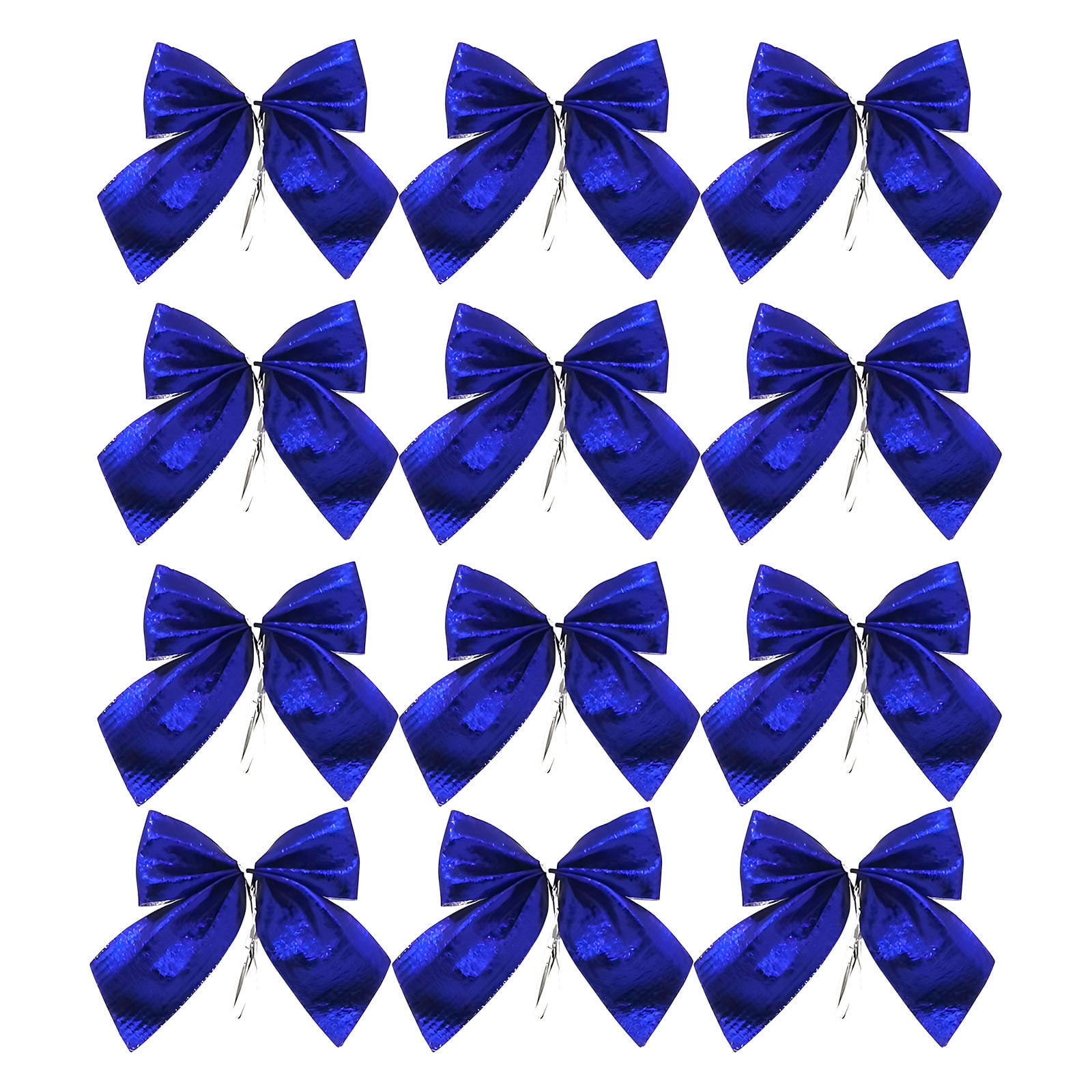 PLPPYFS Christmas Mini Bows, Mini Bow Gift Wrapping Ribbons, 12 Pack ...
