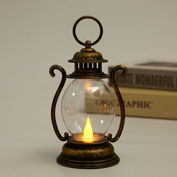 PLPPYFS Christmas Mini Lanterns LED Small Lanterns Indoor Lanterns Decorative Outdoor Hanging Lantern Decorative Candle Lanterns Farmhouse Decor for Weddings Party Halloween Xmas Decor