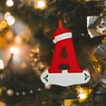 thumbnail image 1 of PLPPYFS Christmas Ornament Personalized Letter Name, 2025 Family Monogrammed Ornaments for Xmas Tree Decorations, 2D Plastic Xmas Hanging Pendant Personalized 2025 for Family Friends, 1 of 4