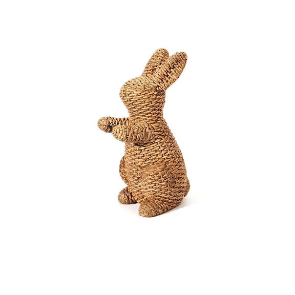 PLPPYFS Easter Bunny Decoration Easter Bunny Ornament, Modern Easter Ornaments for Home, Elegant Indoor Holiday Decor Table Centerpiece Mantel Decorations for Living Room, Bedroom, Office