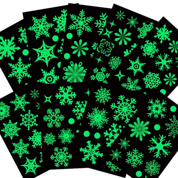 PLPPYFS Extra Large Snowflake Christmas Window Clings Decals for Glass Giant White Snowflake Window Decorations Xmas Snowflake Stickers Winter Wonderland Party Supplies Decor
