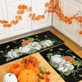 thumbnail image 1 of PLPPYFS Fall Thanksgiving Pumpkin Kitchen Rugs Set of 2, Fall Kitchen Mats, Halloween Fall Maple Leaves Leaf Farmhouse Floor Mats and Rugs Non Skid Washable for Kitchen Home Decor 16x24 & 16x47 Inch, 1 of 6