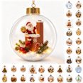 thumbnail image 1 of PLPPYFS Glowing Christmas Story Ornament, Light-Up Mini Holiday Scene with Warm LED Light, 3D Miniature Scene Clear PVC Globe Hanging Decor, Festive Keepsake Gift for Home Christmas Party Decorations, 1 of 6