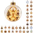 thumbnail image 1 of PLPPYFS Glowing Christmas Story Ornament, Light-Up Mini Holiday Scene with Warm LED Light, 3D Miniature Scene Clear PVC Globe Hanging Decor, Festive Keepsake Gift for Home Christmas Party Decorations, 1 of 7