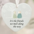 thumbnail image 1 of PLPPYFS Heart-Shaped Sea Glass Friendship Decor, Acrylic Handcrafted Sea Glass Ornament, Friendship Keepsake Christmas Decor, for Xmas Tree Home Party Hanging Decorations, Gift for Best Friends, 1 of 4