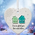 thumbnail image 1 of PLPPYFS Heart-Shaped Sea Glass Friendship Decor, Timeless Friendship Heart Keepsake, Friendship Heart Ornament for Christmas Tree Hanging Ornaments, Sea Glass Art for Best Friends, Christmas Gifts, 1 of 7