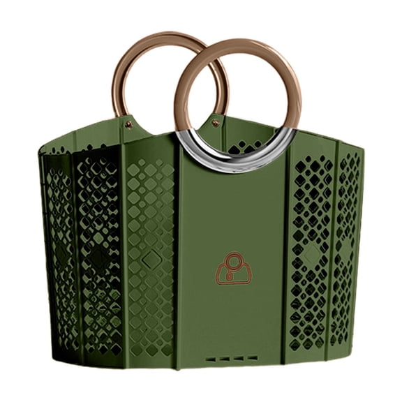 PLPPYFS Large Laundry Basket Laundry Hamper Bag Washing Bin Clothes Bag Collapsible Tall with Handles Waterproof Travel Bathroom College Essentials Storage for College Dorm, Family