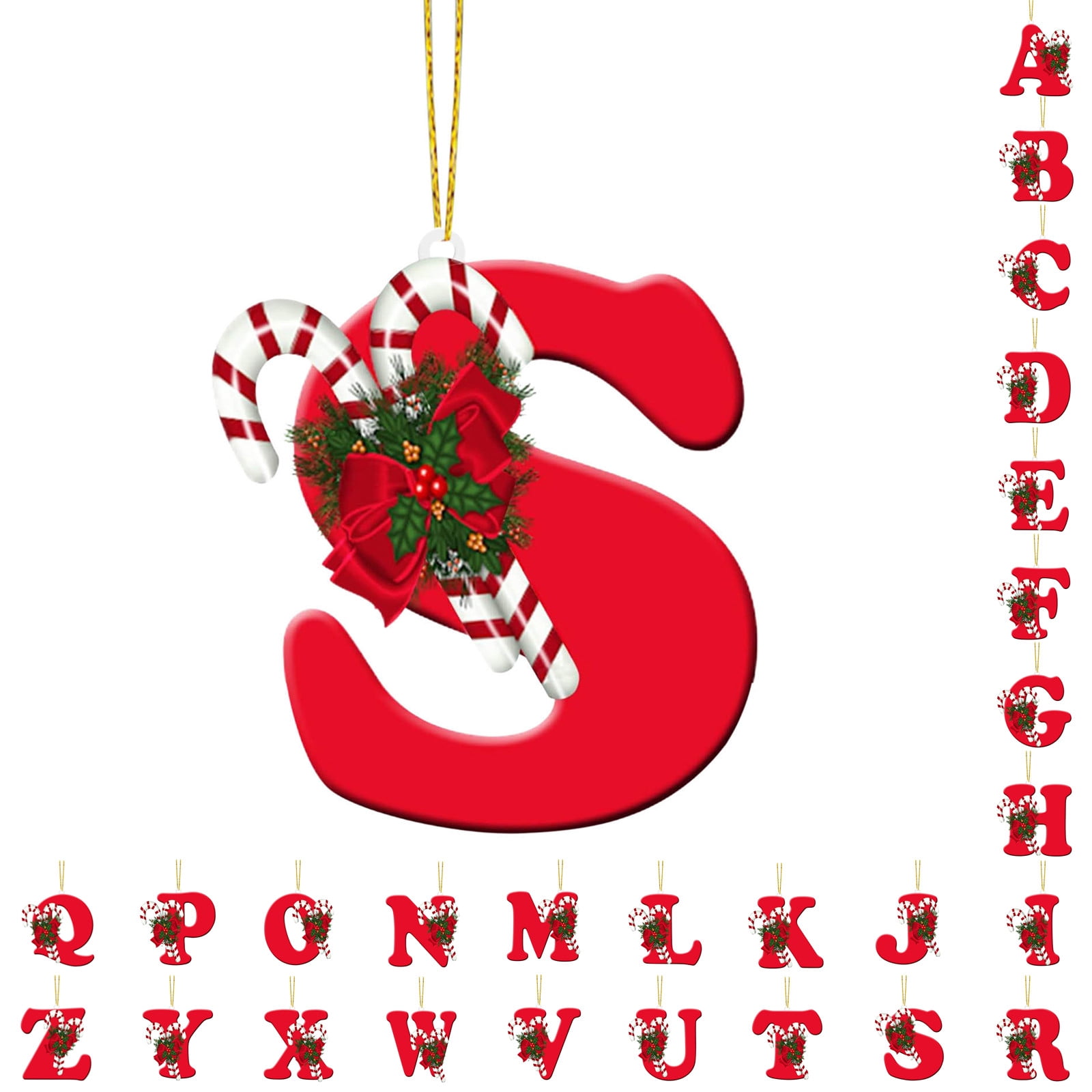 Christmas Tree Raft PLPPYFS Letter Ornaments for Christmas Tree Decoration - Personalized ...