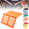 thumbnail image 1 of PLPPYFS Mahjong Card Holder, Under-Mat Slide-in Stand, Angled Viewing Rack, Mahjong Card Holder for Table, Space-Saving 3D-Printed Table Accessory, Foldable Design for American Mahjong, 1 of 4