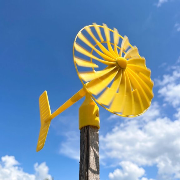 PLPPYFS Mini Plastic Windmill Weather Vane Plant Pot Ornament, Rotatable Small Wind Direction Indicator Stake Decor, Tiny Windmill Stake for Planter Mini Garden Balcony Landscape Decor Gift