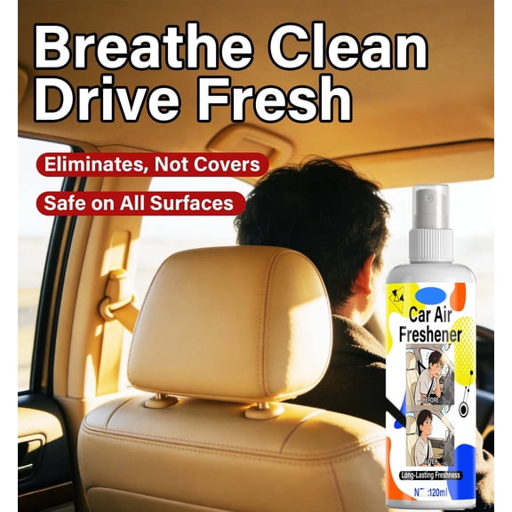 PLPPYFS New Car Smell Air Freshener and Premium Odor Eliminator Refreshes & Neutralizes Odors, Long Lasting Car Air Fresheners Eliminates Odor, Great Car Fresheners for Trucks, SUVs, RVs, and More