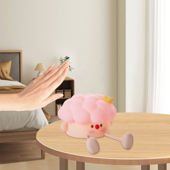 PLPPYFS Night lightsss for Kids - Cute Cartoon Bedroom Lamp, Silicone Clap Touch Light, Dimmable Bedside Atmosphere Decor Nursery Bedrooms Playroom Sleep for Nursery Bedroom Playroom Sleep