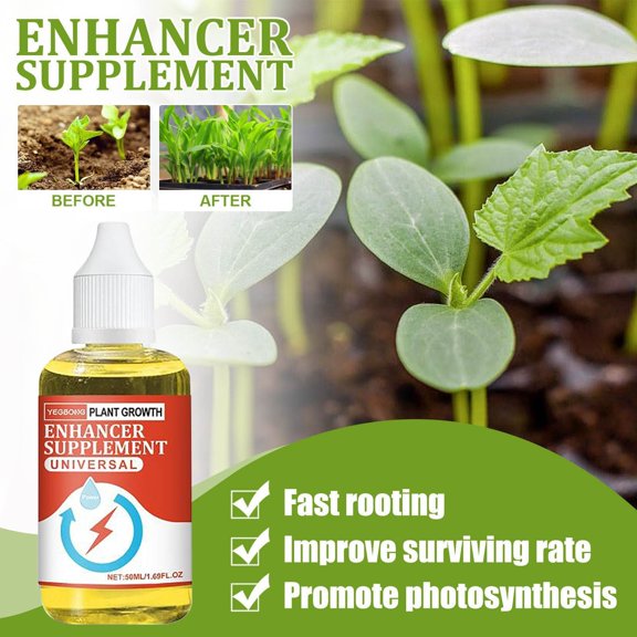 PLPPYFS Plant Growth Enhancer Supplement - Rooting Hormone for Cutting Plant, Take Root Rooting Hormone Supplement for Transplant and Rescue The Disease Seedlings, Grow New Plants from Cutting