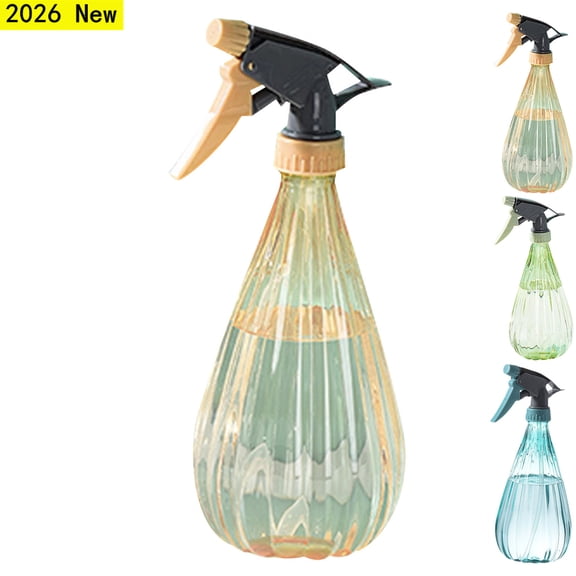 PLPPYFS Plastic Spray Bottles, Adjustable Spray Bottles for Cleaning Solutions, Sturdy, Leak Proof, Water Spray Bottle for Hair, Gardening, Grilling & Cleaning Solution, Perfect Size, Easy to Use