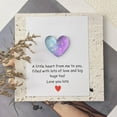 thumbnail image 1 of PLPPYFS Pocket Hug Heart with Greeting Cards, Little Heart Pocket Hug Token, Long Distance Relationship Gifts, Thinking of You Gifts for Women Men Him Her, 1 of 6