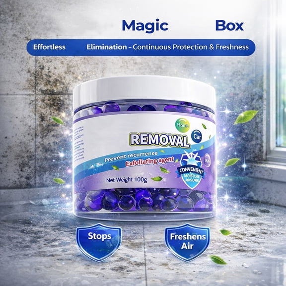 PLPPYFS Remover With Moistures Eliminates Musty Odors for Fresher, Cleaner Air Absorber Prevents Recurrence Exfoliating Agent For Home Bathroom Kitchen Car And Closets(100g)