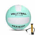 thumbnail image 1 of PLPPYFS Soft Volleyball Official Size 5 for Indoor Outdoor Beach Pool Gym Training, Super Soft Volleyball Indoor Outdoor Volleyball, 1 Volleyball with 1 Pump for Girls Boys Beginner Teenager Adult, 1 of 9
