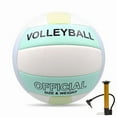 thumbnail image 1 of PLPPYFS Soft Volleyball Official Size 5 for Indoor Outdoor Beach Pool Gym Training, Super Soft Volleyball Indoor Outdoor Volleyball, 1 Volleyball with 1 Pump for Girls Boys Beginner Teenager Adult, 1 of 9