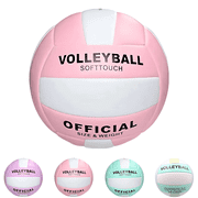 PLPPYFS Volleyball, Super Soft Volleyball Beach Volleyball Official Size 5 for Outdoor, Indoor, Pool, Gym, Training Premium Volleyball Equipment Durability Stability Sports Ball - Clearance Sale