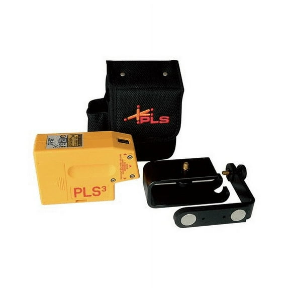 PLS3 3-Point Red Beam Laser Level PLS-60523 by Pacific Laser Systems