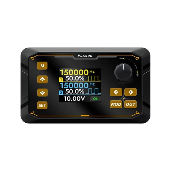 PLS500 Dual Channel PWM Pulse Signal Generator 1Hz-500kHz with Adjustable Dead Zone Complementary Waveform
