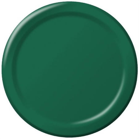 Hunter Green 10-inch Paper Plates 24 Per Pack