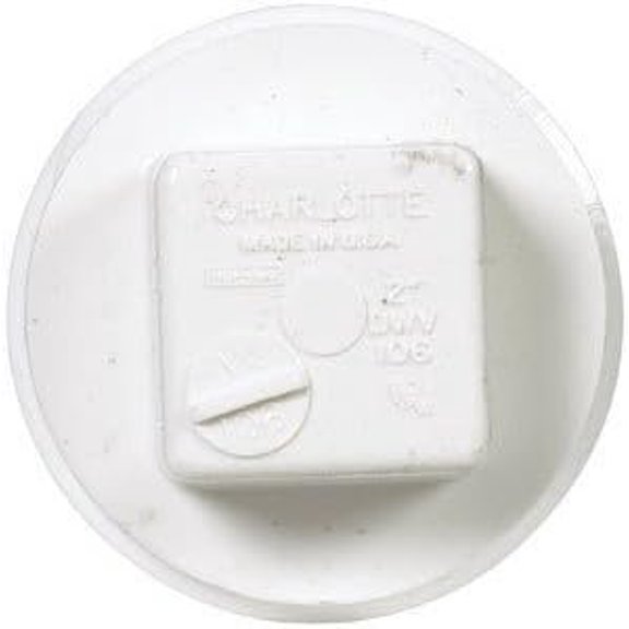 PLUG CLEANOUT PVC DWV 2" by CHARLOTTE MfrPartNo PVC001060800HA