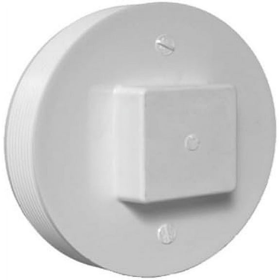 Charlotte Pipe &Foundry Charlotte Pipe & Foundry Cleanout Plug PVC DWV - Plastic - 2 In  Residential Use, Standard Application
