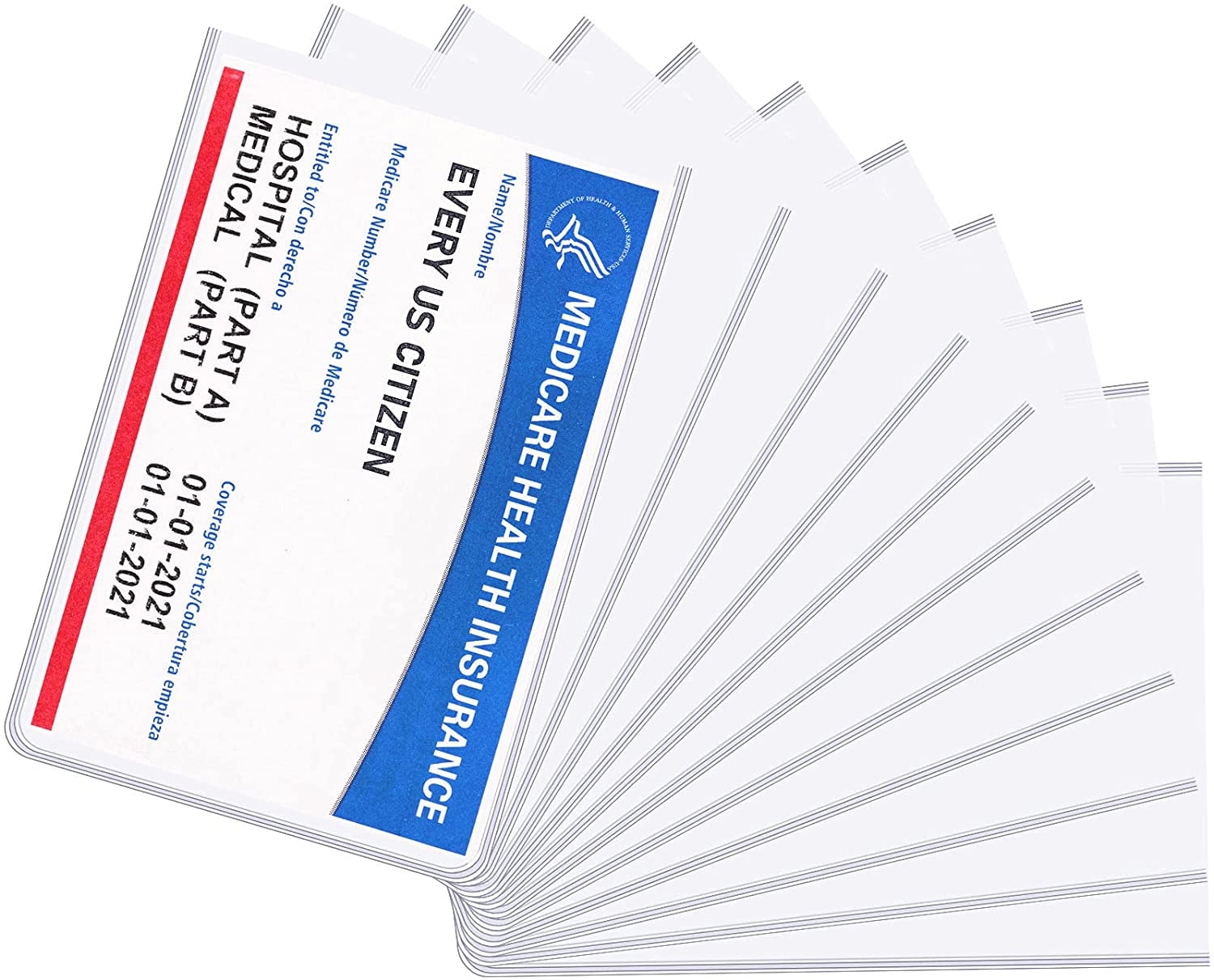 Plastic Sleeve Vaccine Card Plastic Sleeve Vaccine Card